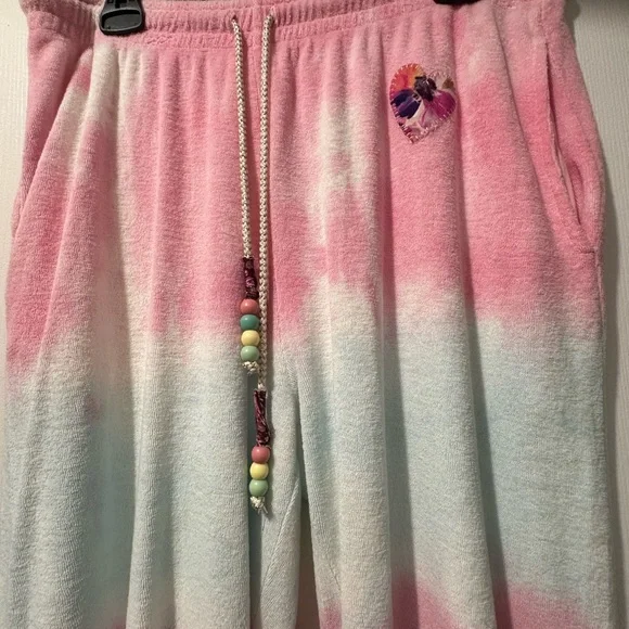 LOVESHACKFANCY tie dye sweats BNOT. Adorable and cozy. Size L - Picture 1 of 6